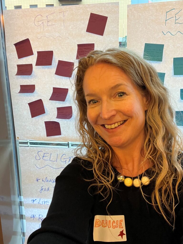 ‘Get and Feel’ post it notes